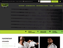 Tablet Screenshot of fightsportshop.com